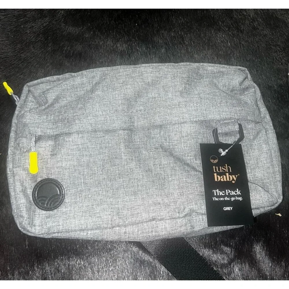 Tushbaby The Pack Crossbody Belt Bag Grey Unisex NWT Versatile